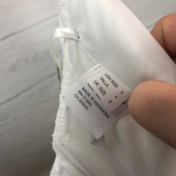 MORI LEE WHITE LACE DRESS - Picture 7 of 8